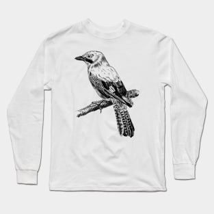 Jay bird print Long Sleeve T-Shirt